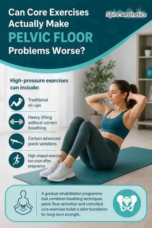 Can Strengthening Your Core Alone Actually Make Pelvic Floor Problems Worse Haslemere?